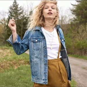 NEW! Madewell Oversized Denim Jacket, Sz XS